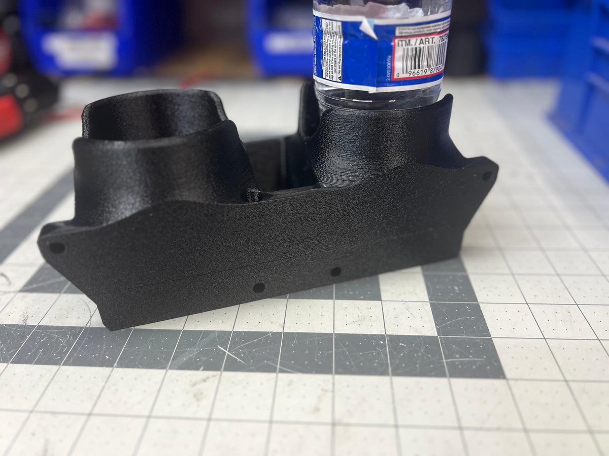 Twin Can Holder - Vertical Surface Mount