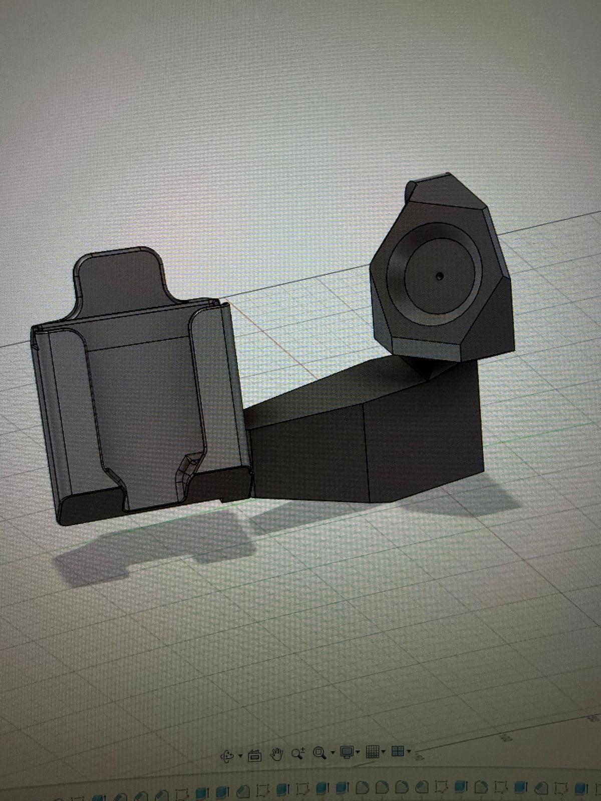 JD post mount phone/mic holder
