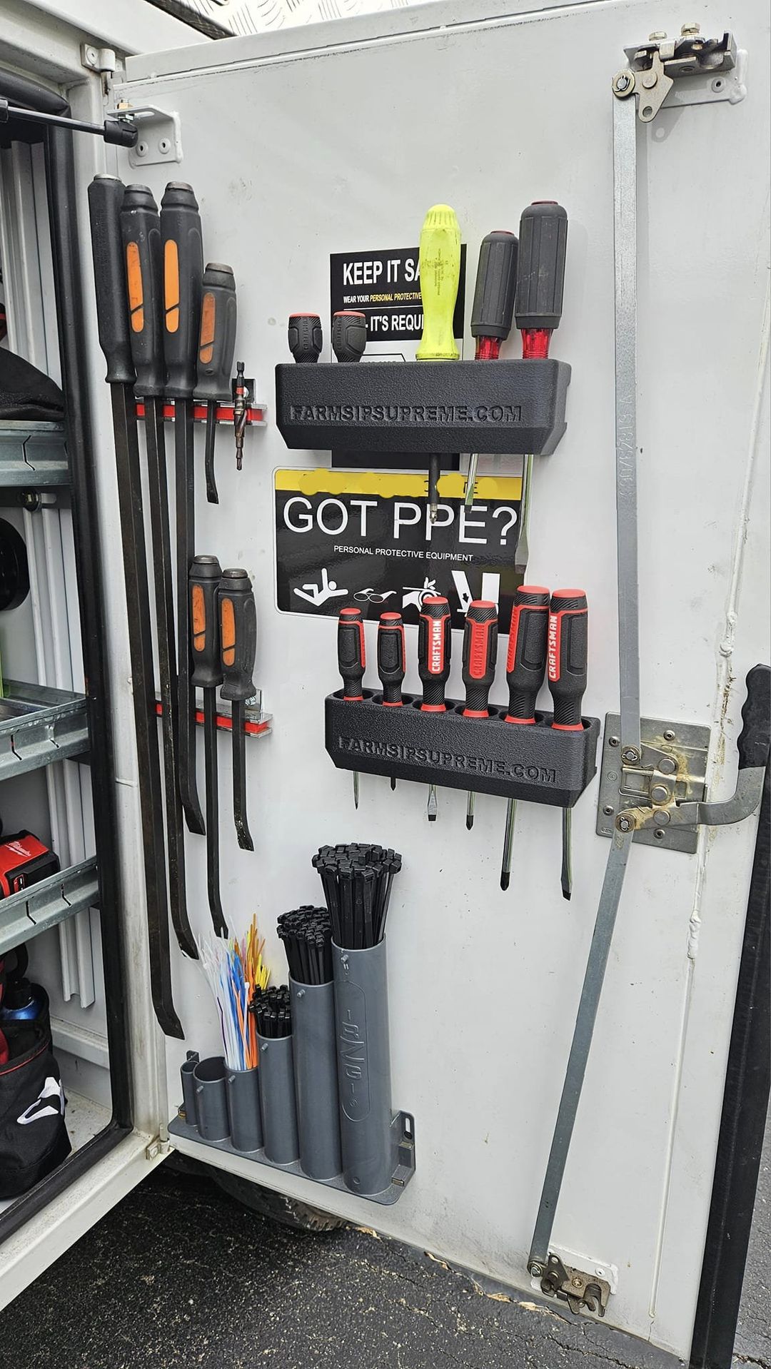 Magnetic 6 pack Screwdriver holder