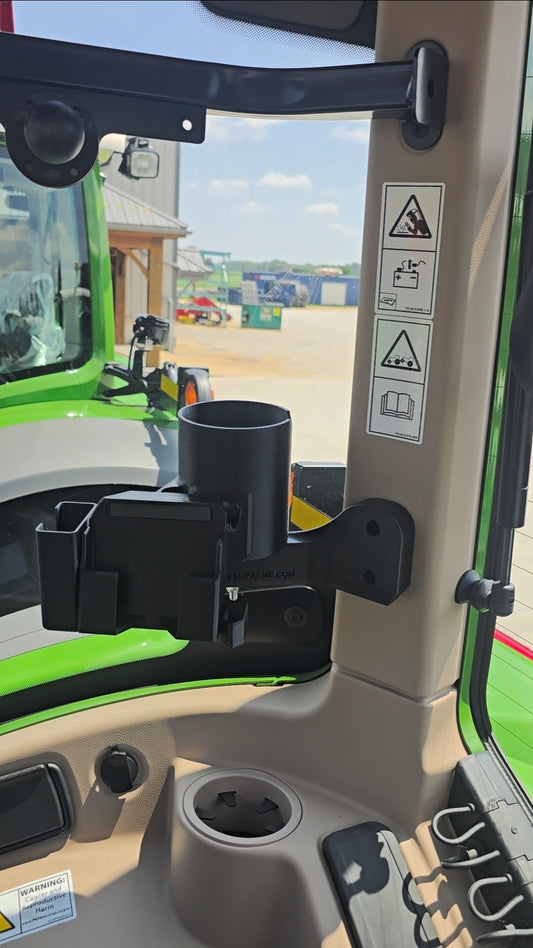 Fendt bolt in cup holder