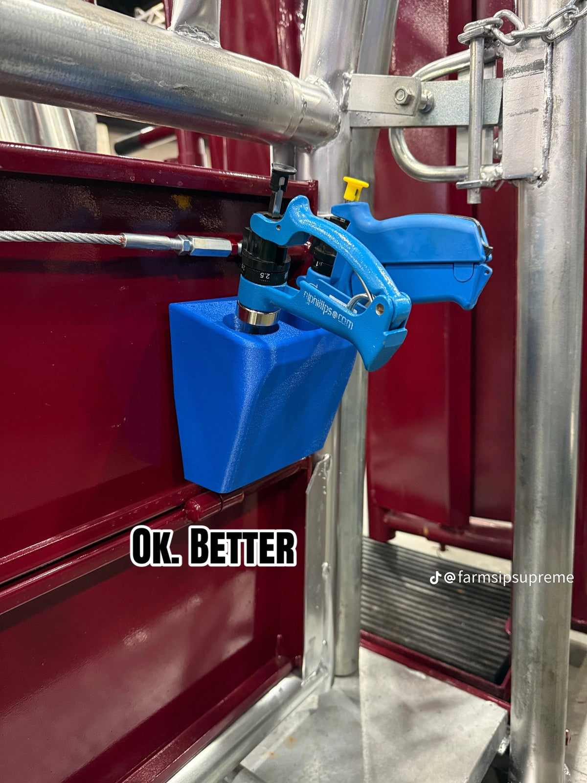 Magnetic 2 Syringe Gun Storage Box